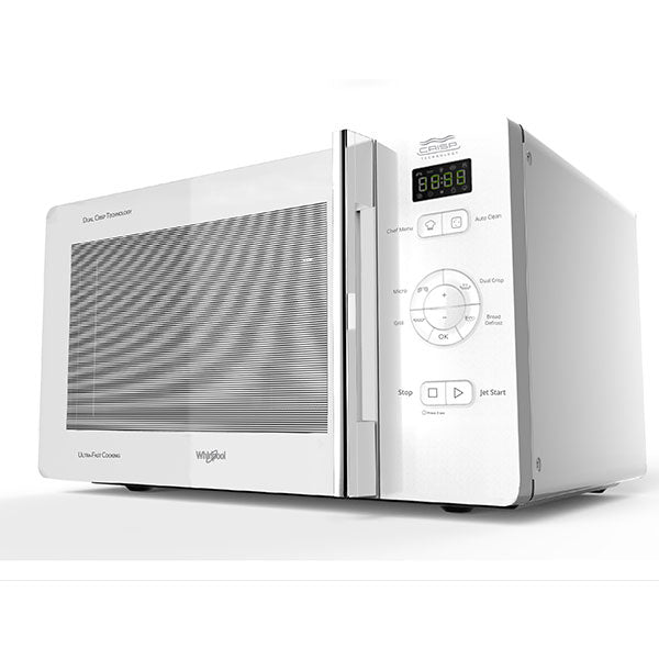 25L 800W Microwave Oven With Crisp & Grill In White