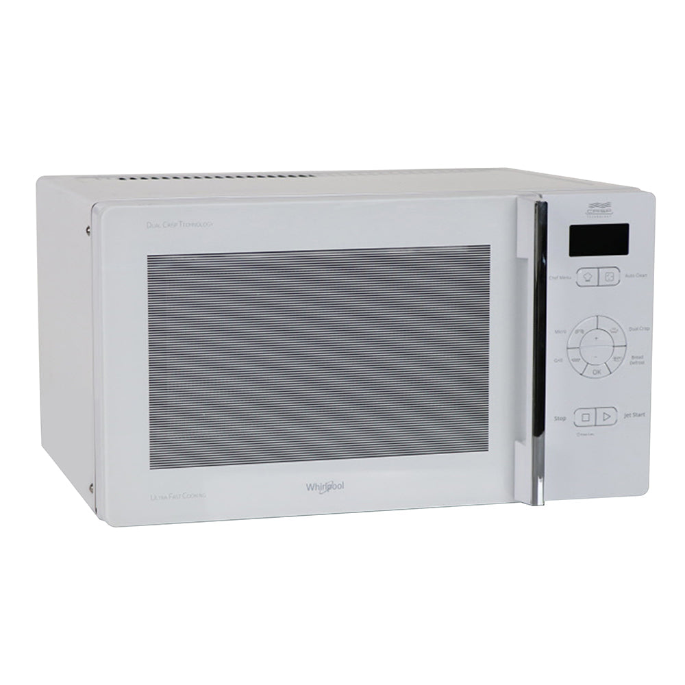 25L 800W Microwave Oven With Crisp & Grill In White
