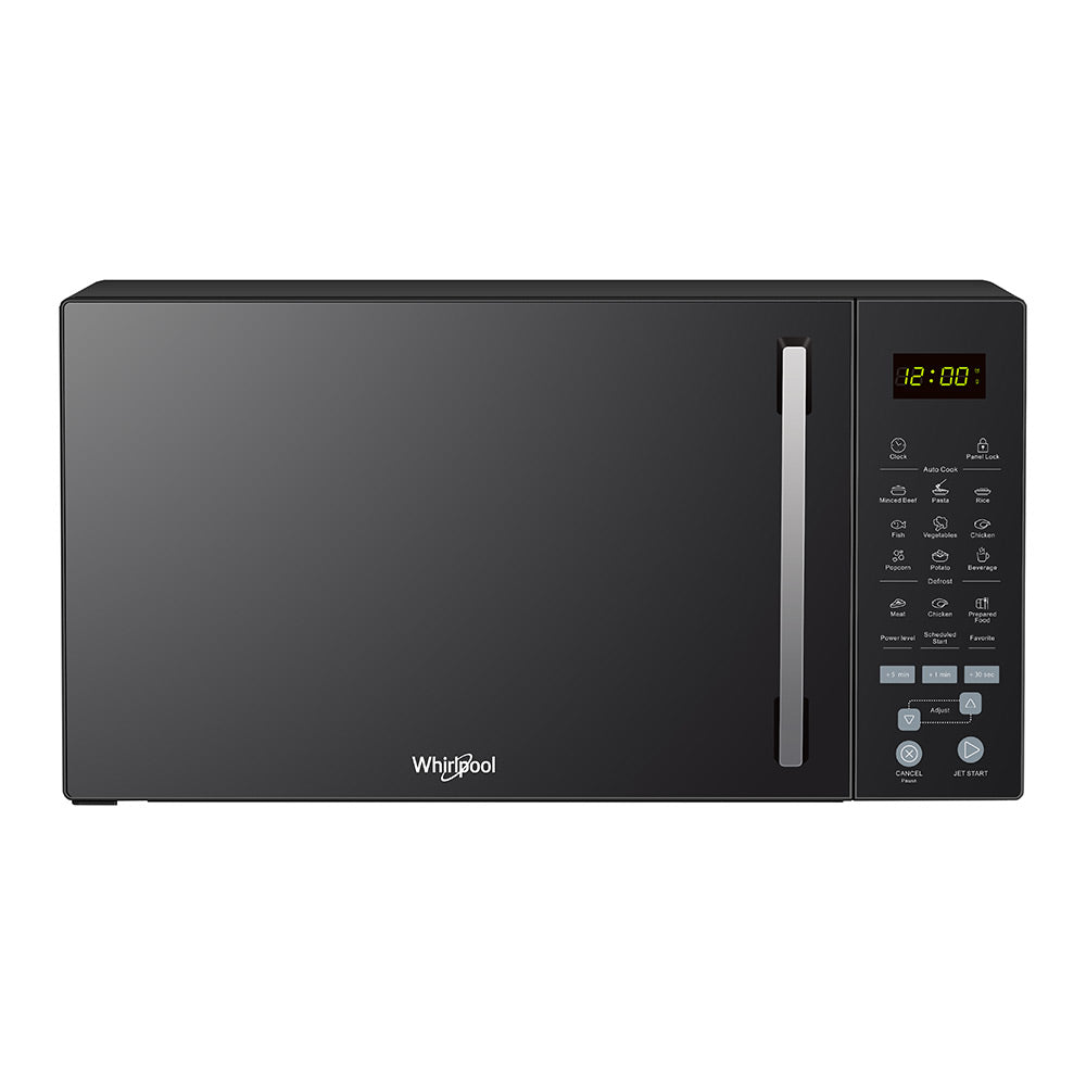 Whirlpool 38L Freestanding Solo Microwave in Black (MWP381SB)