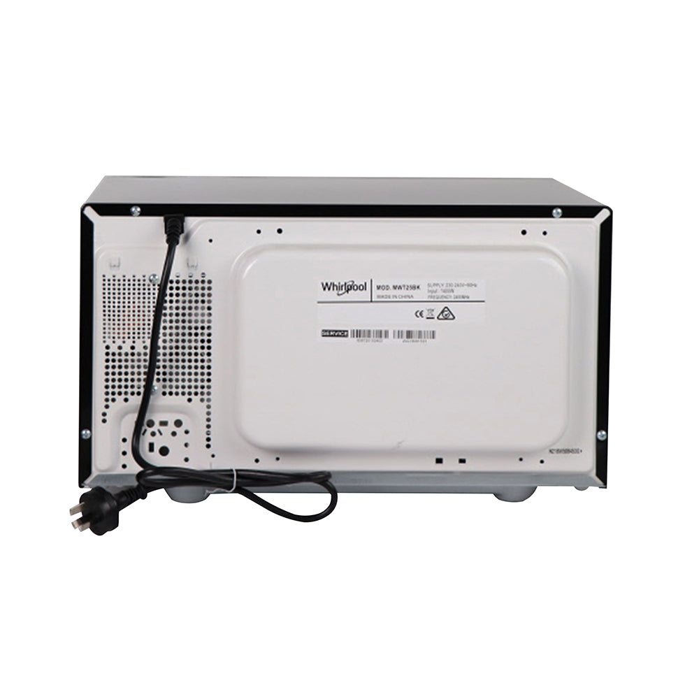 Whirlpool 25L 900W Solo Microwave In Black