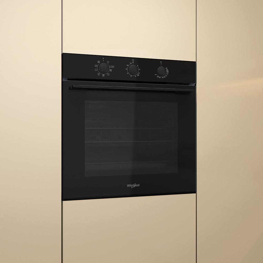 60cm Hydrolytic Multi-Function Oven in Black