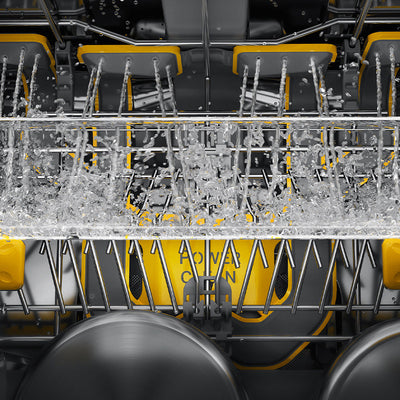 60cm Built Under Power Clean 14 Place Setting Dishwasher Black