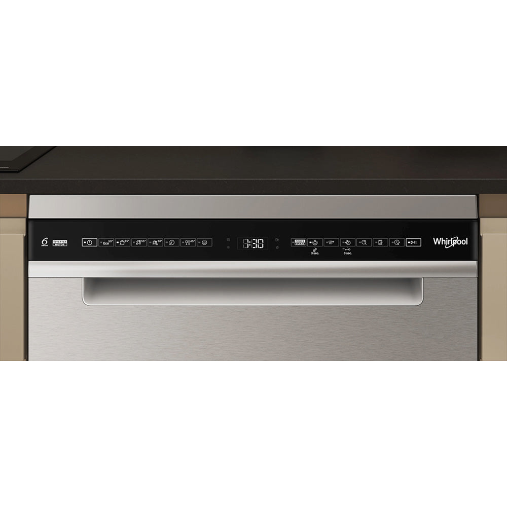 Power Clean Maxi-Tub 15 Place Setting Freestanding Dishwasher in Stainless Steel