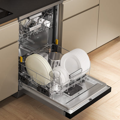 Power Clean Maxi-Tub 15 Place Setting Freestanding Dishwasher in Stainless Steel