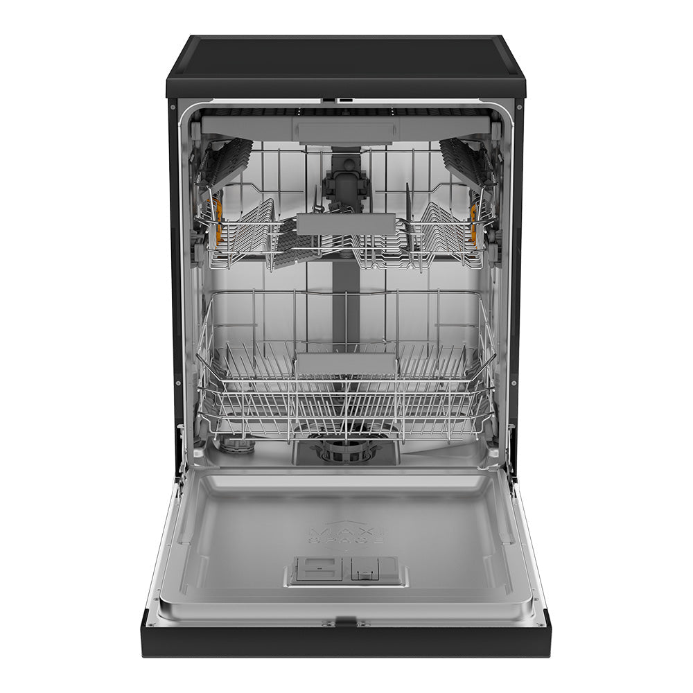 Maxi-Tub 14 Place Setting Freestanding Dishwasher in Black