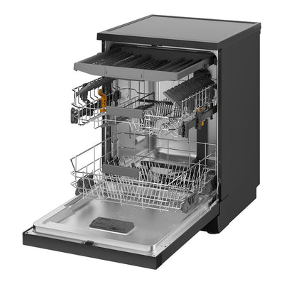 Maxi-Tub 14 Place Setting Freestanding Dishwasher in Black