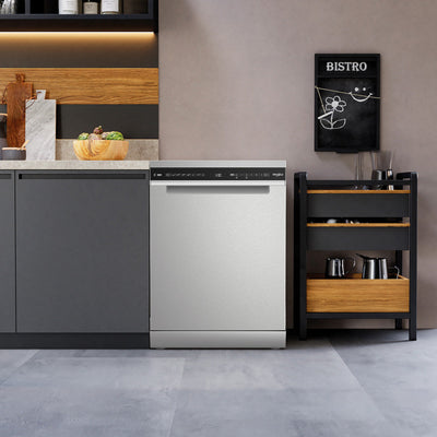 Maxi-Tub 14 Place Setting Freestanding Dishwasher in Stainless Steel