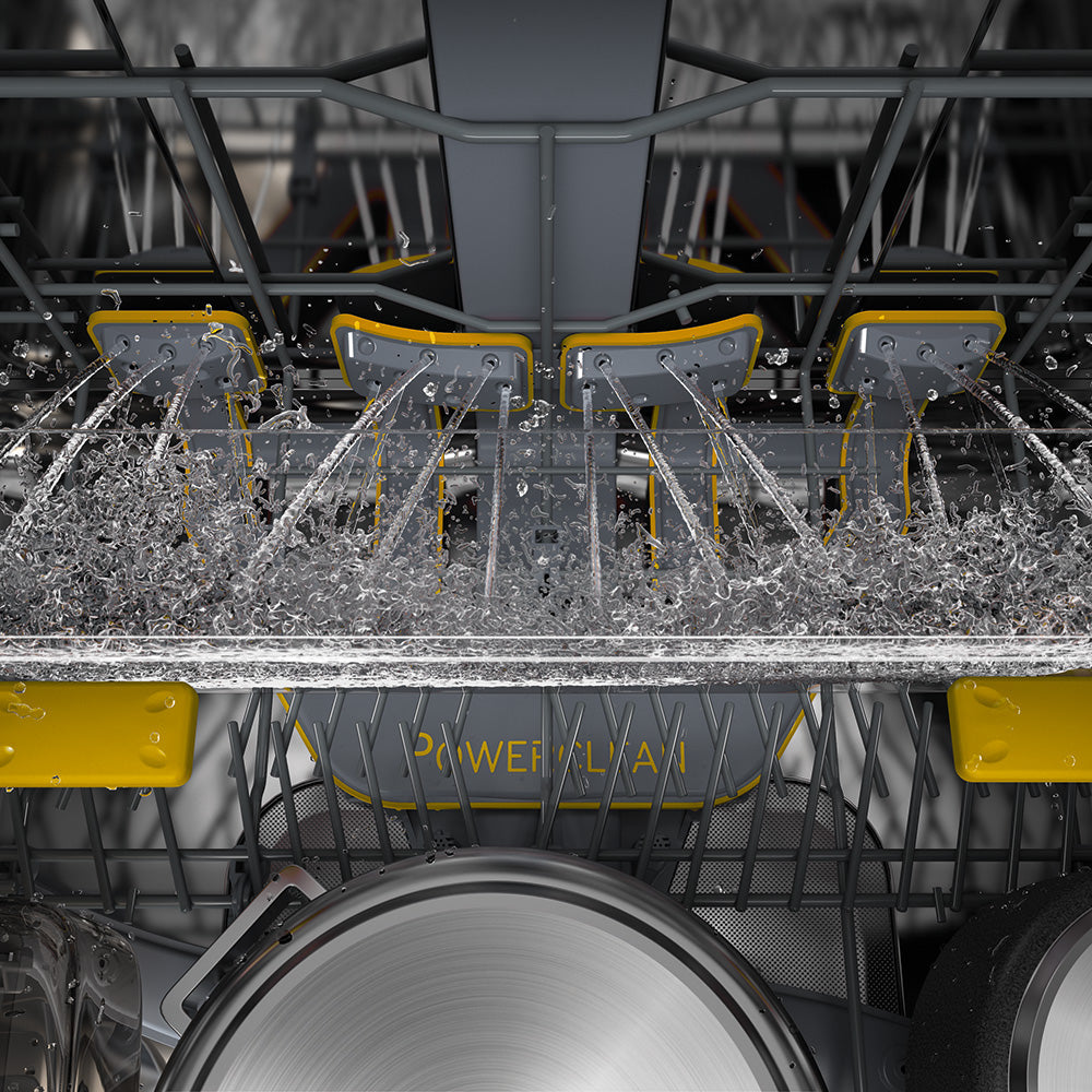 Power Clean Maxi-Tub 15 Place Setting Freestanding Dishwasher In Black