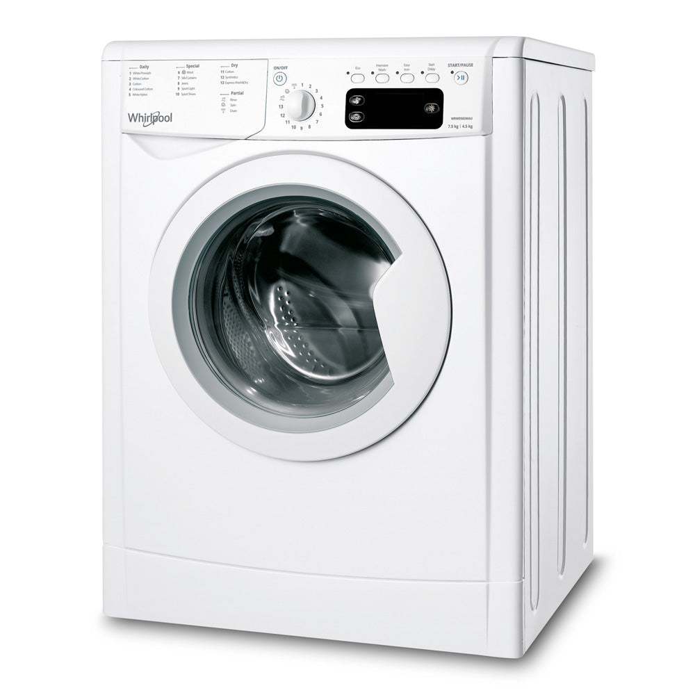 WRWD582WAU  WHIRLPOOL 7.5KG WASH / 4.5KG DRY COMBO