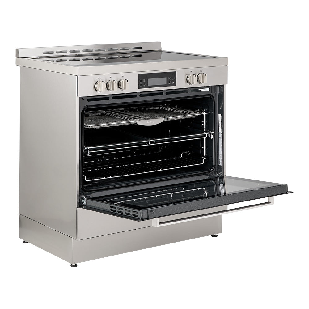 90cm Ceramic Freestanding Oven with Air Fry (Inox)