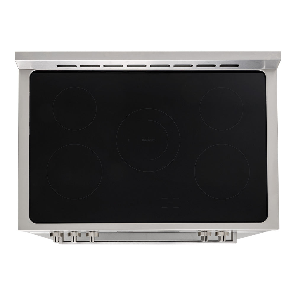 90cm Ceramic Freestanding Oven with Air Fry (Inox)