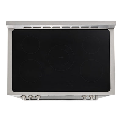 90cm Ceramic Freestanding Oven with Air Fry (Inox)