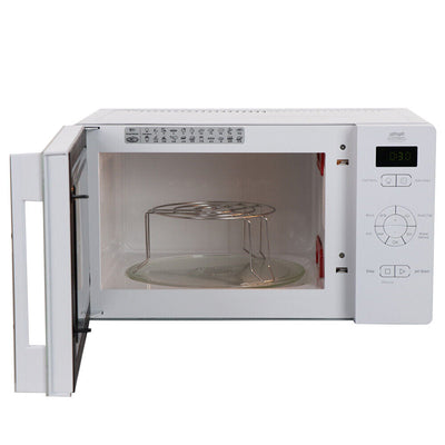 25L 800W Microwave Oven With Crisp & Grill In White