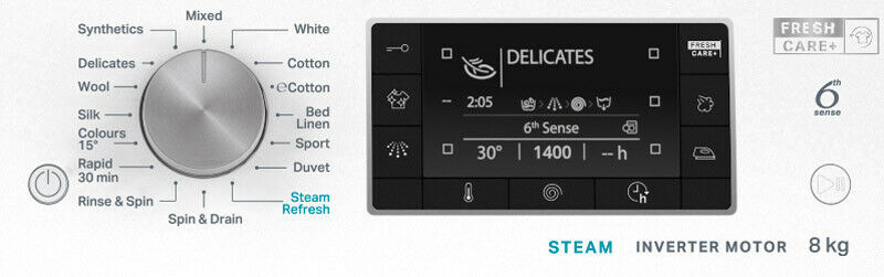 FreshCare+ 8kg Front Load Washing Machine