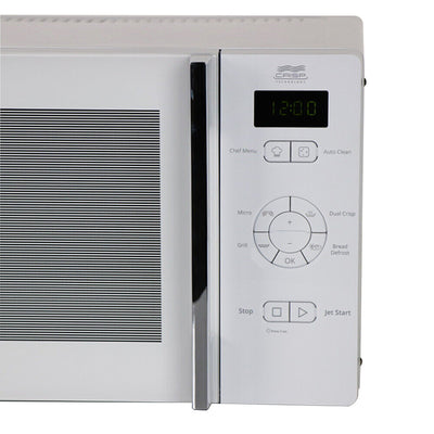 25L 800W Microwave Oven With Crisp & Grill In White