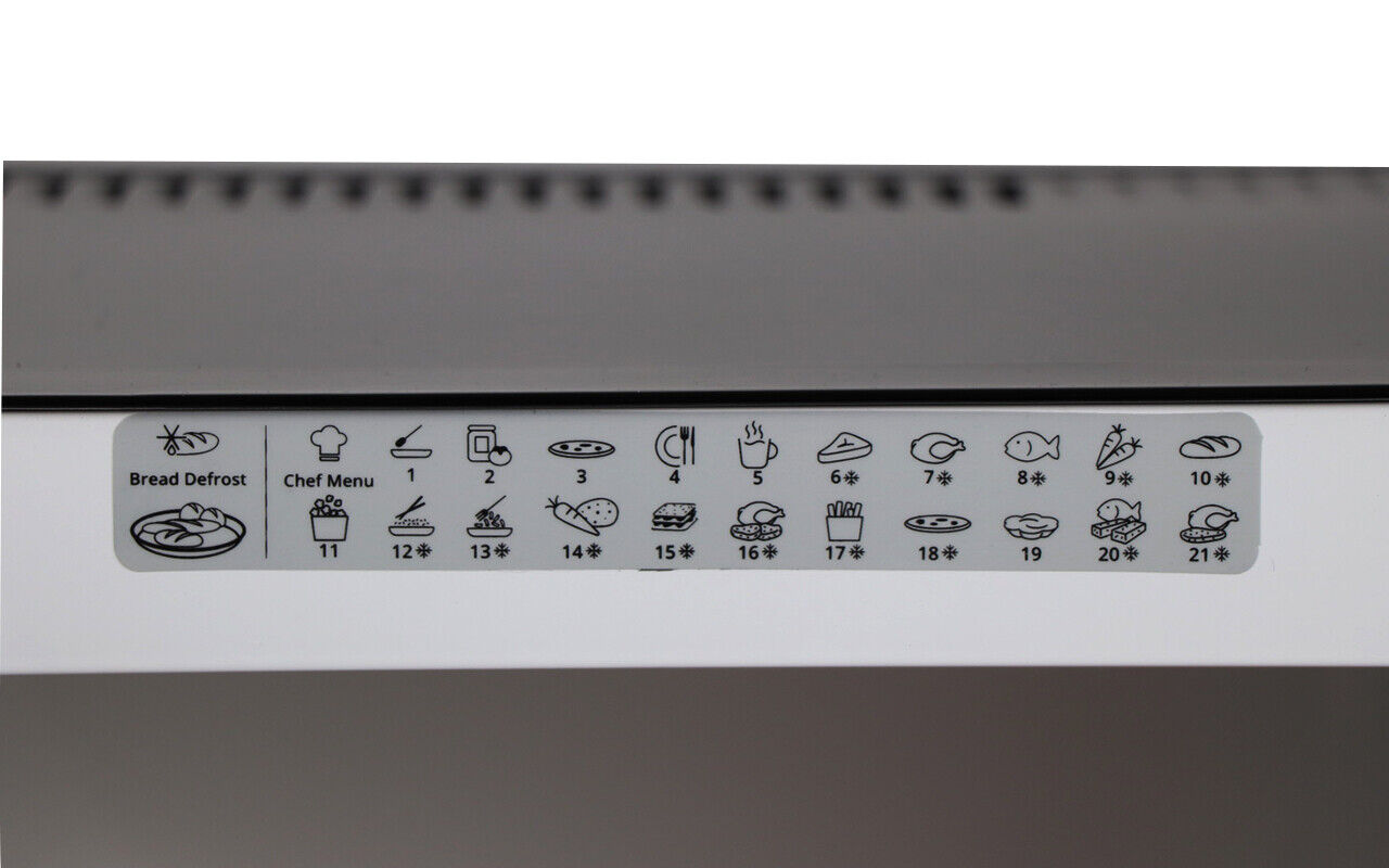 25L 800W Microwave Oven With Crisp & Grill In Black