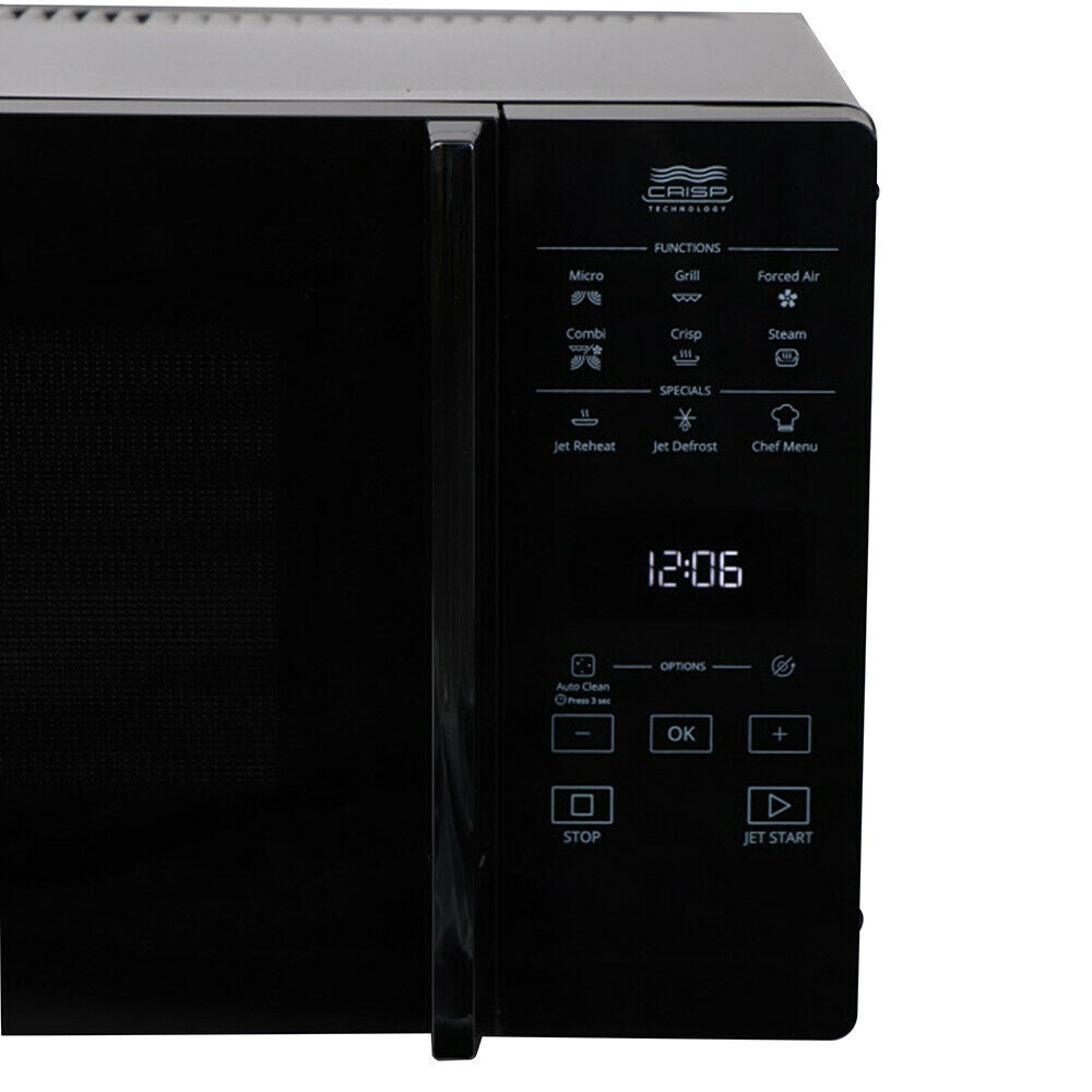 25L 800W Microwave With CrispFry Function In Black