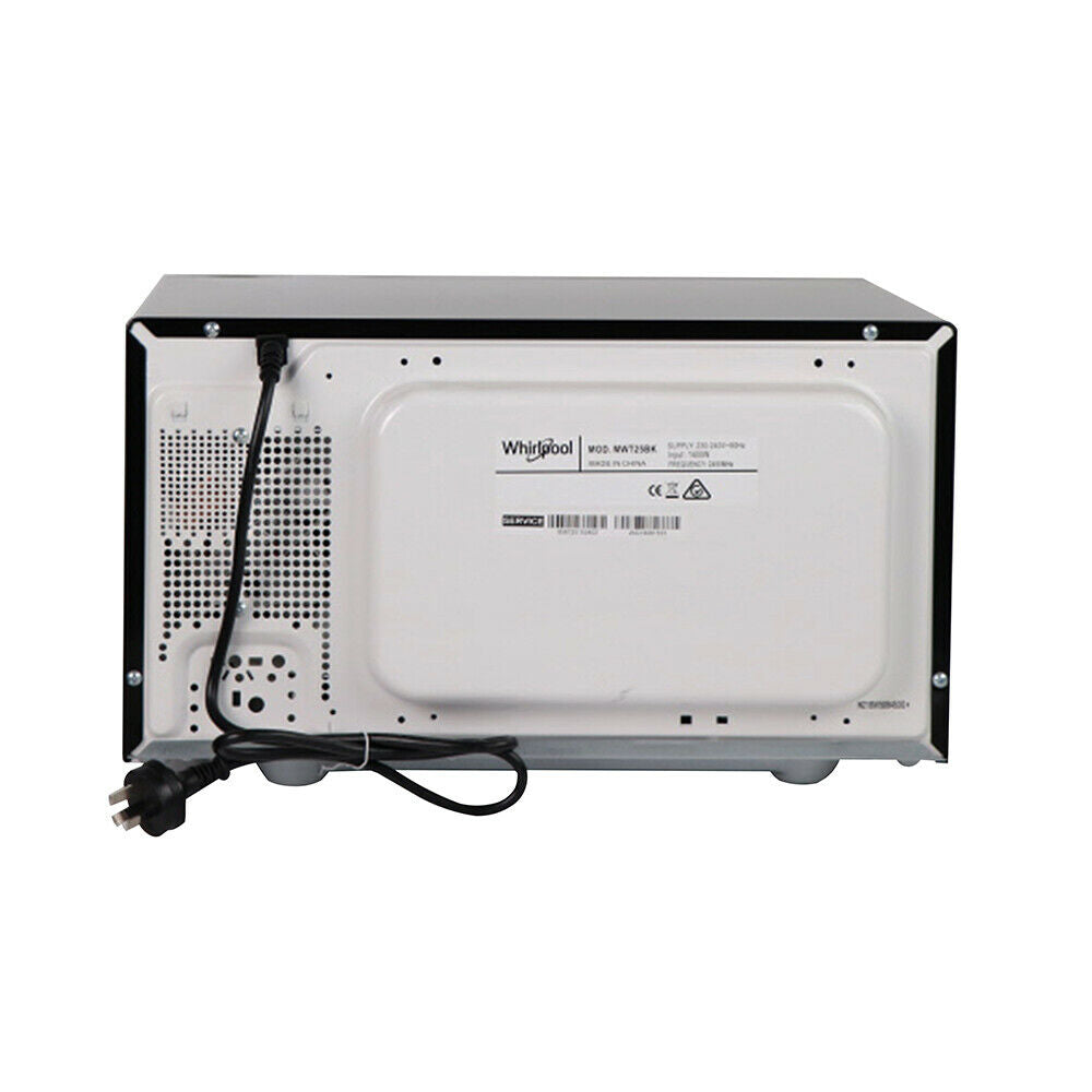 Whirlpool 25L 900W Solo Microwave In Black