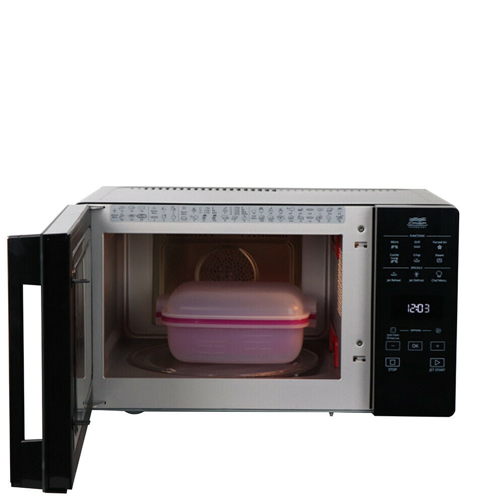 25L 800W Microwave With CrispFry Function In Black