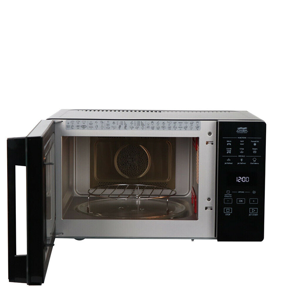 25L 800W Microwave With CrispFry Function In Black