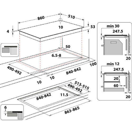 90cm Full-Flexi 10 Zone Induction Cooktop With Assisted Display