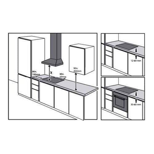 65cm 8 Zone Full-Flexi Electric Induction Cooktop With Assisted Display