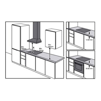 65cm 8 Zone Full-Flexi Electric Induction Cooktop With Assisted Display